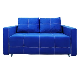 Диван аккордеон Марс велюр синий 160
