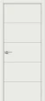 Межкомнатная дверь винил BRAVO Граффити-1 Super White