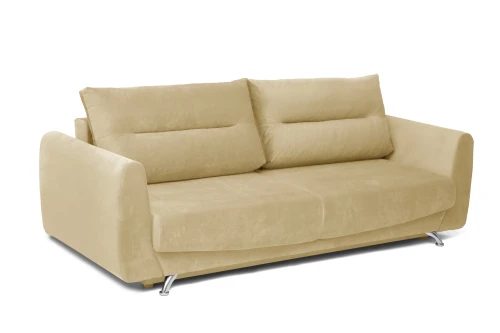 Диван еврокнижка Оливер, велюр  бежевый,145