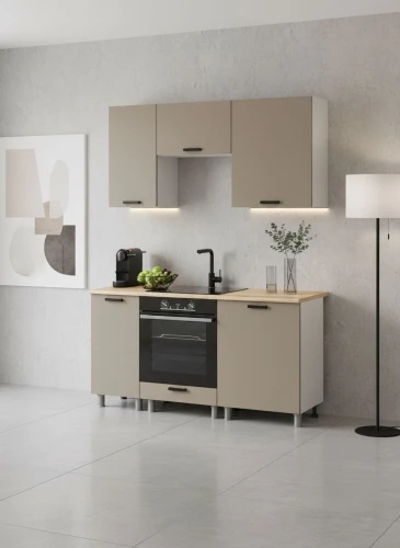 Готовый кухонный гарнитур МК Аленушка 1,6м в.5 Орешник Матовый Вижен,скоба черный,сонома