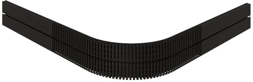 Цоколь радиусный ПВХ Венге (new) 146*1006*13