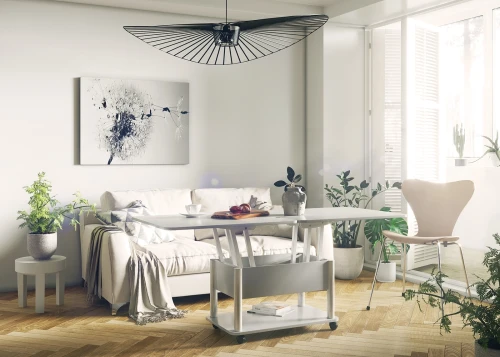 Стол-трансформер Дебют 3, Серый/Ножки белые