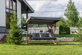 Диван-Качели GRACE трехместные из массива акации