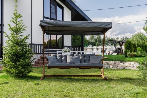 Диван-Качели GRACE трехместные из массива акации