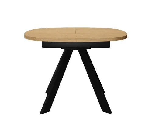 Стол DikLine B110 Дуб Каселла натуральный/опоры черные