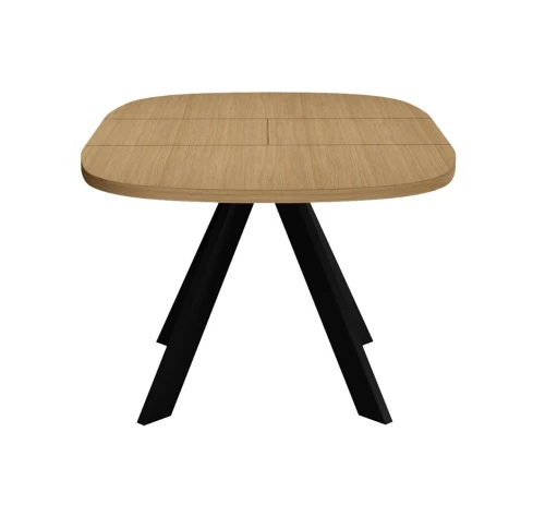 Стол DikLine B110 Дуб Каселла натуральный/опоры черные