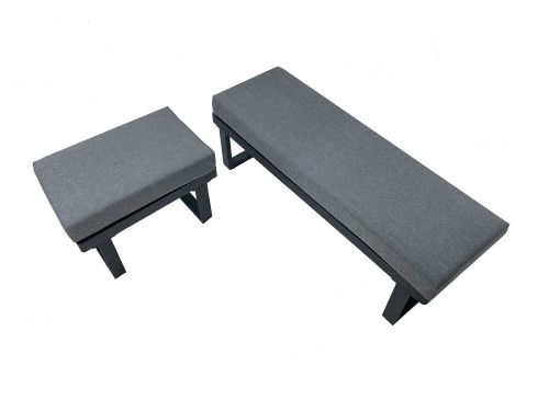 Набор оттоманок из алюминия TOPA