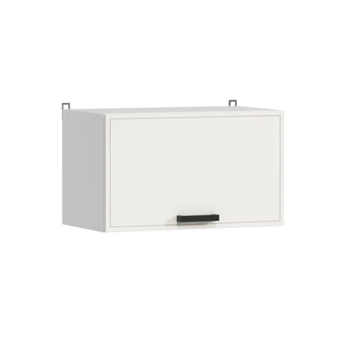 Готовая кухня МК Аленушка 1м с 3 ящ. Магнолия Молочный,скоба черный,сонома