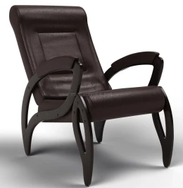 Кресло «Космос» ( Модель 51 ) Экокожа  -  Dark-brown