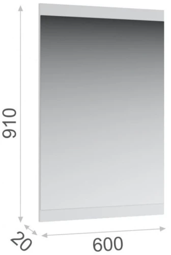 Зеркало «Йорк» 60, Белый