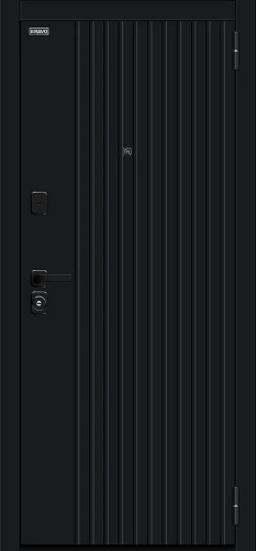 Входная дверь BRAVO Граффити-32/SBlack Black Shell/White Pro