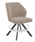 Стул DikLine 233 поворотный NS04 CREAM, ножки черные