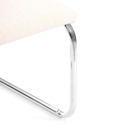 Стул MANI дерево вяз, ротанг/ткань лен, металлический каркас, Груша (№3), 46х46х78 см (Комплект из 4 шт.)