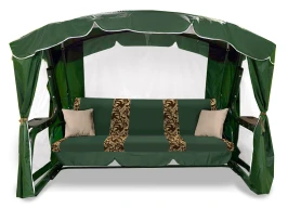 Садовые качели «Торонто Люкс 200» с москитной сеткой  -  Green