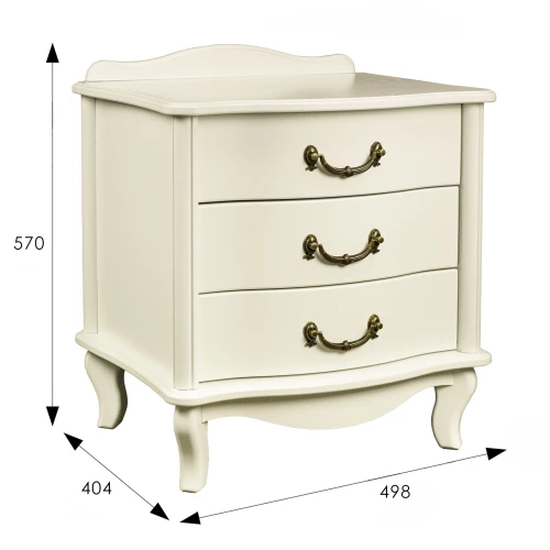 Тумбочка Джульетта 3 ящ. дуб шампань Л
