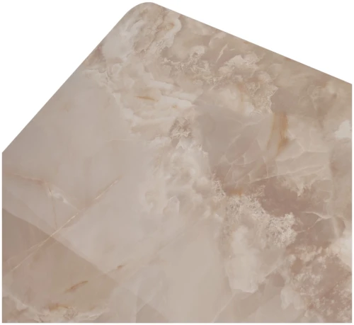 Стол ЭДЕР (EDER) 160 цвет АМБЕР ЖАДЕ (GLOSS AMBER JADE SOLID CERAMIC) / ОРЕХ, ®DISAUR