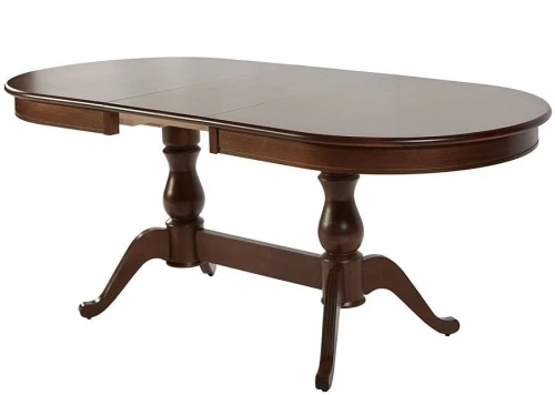 Стол «Фабрицио-2» овал 120x90, орех темный