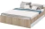 Кровать «Алёна» 160x200 с основанием, Дуб сонома/Белый