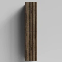 Пенал Тач 30 подвесной, Дуб крымский коричневый ПВХ 131005-9005, правый, бельевая корзина