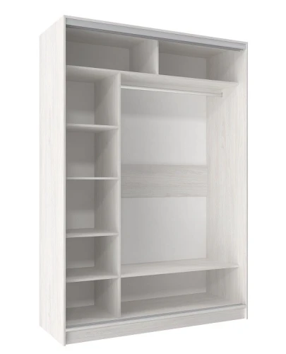 Шкаф-купе двухдверный 1600 Домашний Ясень Анкор светлый