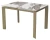 Стол CORNER 120 GLOSS LUXURY PANDORA SOLID CERAMIC / шампань, ®DISAUR