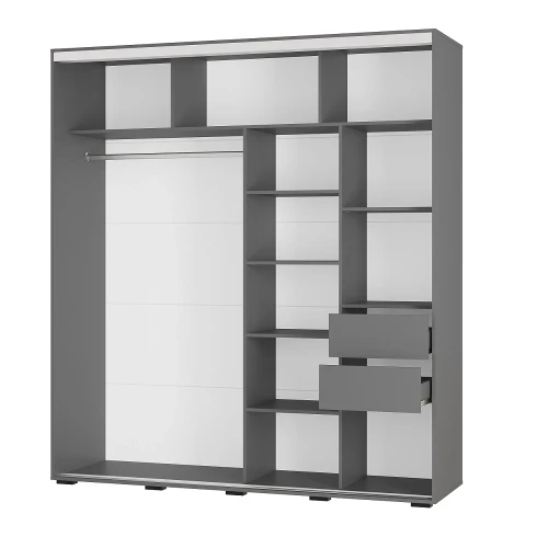 Шкаф-купе ШКК-06 Крафт-6, Графит