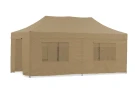 Быстросборная беседка-шатер 4х8 м Серии S9 для троговли, кафе  -  Бежевый Быстросборная беседка-шатер 4х8 м Серии S9 для троговли, кафе  -  Бежевый