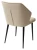 Стул SEATTLE-V БЕЖЕВЫЙ #5, велюр / черный каркас М-City
