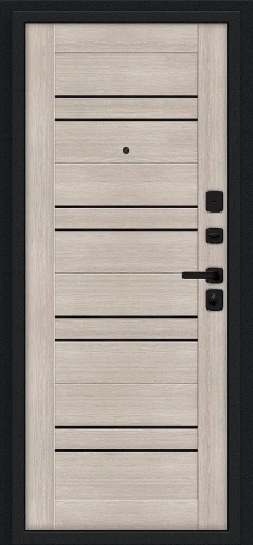 Входная дверь BRAVO Энви Букле черное/Cappuccino Melinga