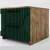 Тумба «Монтале» 2Я КМК 0966.19, дуб канзас/зеленый матовый
