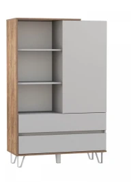 Шкаф комбинированный 58.10 Гавана Кейптаун / Серый