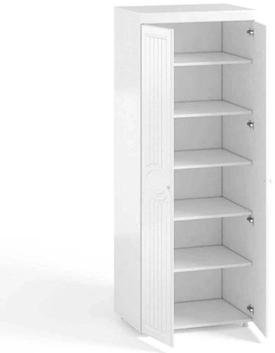 Шкаф 2-х дверный (гл.410) Монако МН-42 белое дерево