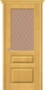 Межкомнатная дверь массив М5 Т-04 (Медовый) Кристалл