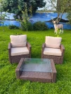 Комплект мебели из искусственного ротанга Сантьяго Balcony Set Шоколад
