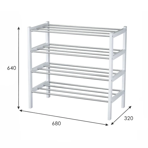 Комплект обувниц Атлас белый (2 шт)