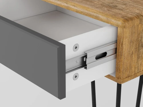 Стол-консоль Телфорд дуб американский/графит