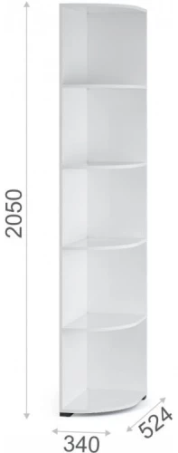 Стеллаж «Йорк» 52, Белый