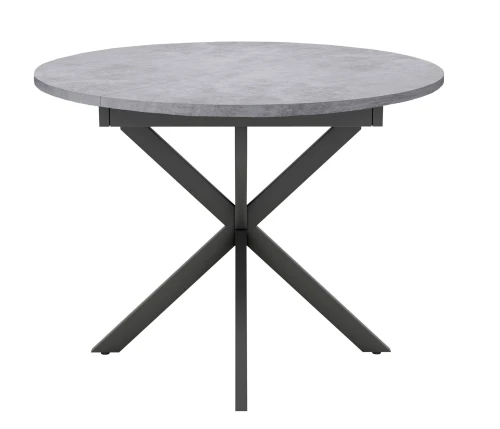 Стол Dikline RDB100X Бетон (ЛДСП EGGER)/Опоры XR черные