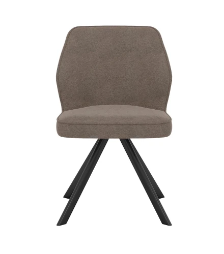 Стул DikLine 233 поворотный NS05 CAPPUCCINO, ножки черные