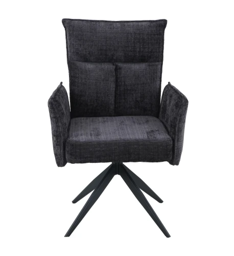 Стул DikLine 6824 тк. Серая 709-23, опоры черные поворотный