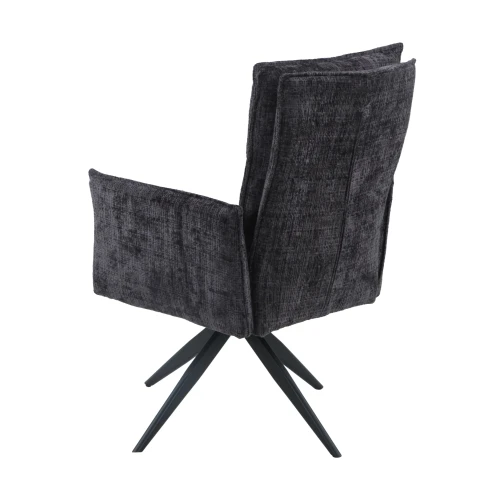 Стул DikLine 6824 тк. Серая 709-23, опоры черные поворотный