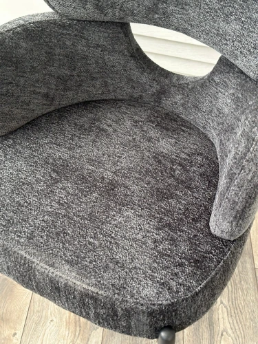 Стул VALTER RAVEN18 Серый, ткань / Черный каркас, ®DISAUR