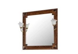 Зеркало Дубэлла 65, со светильником, венге