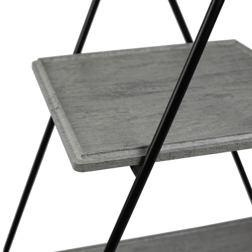 Стол сервировочный Милн черный/серый шпат