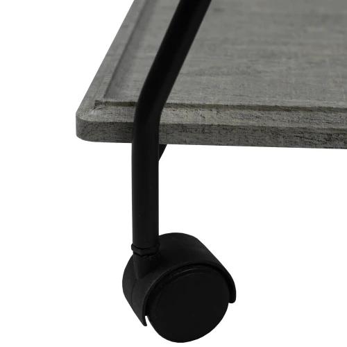 Стол сервировочный Милн черный/серый шпат