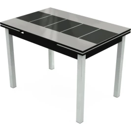 Стол «Шанхай» Каре 110x74см, бело-черный