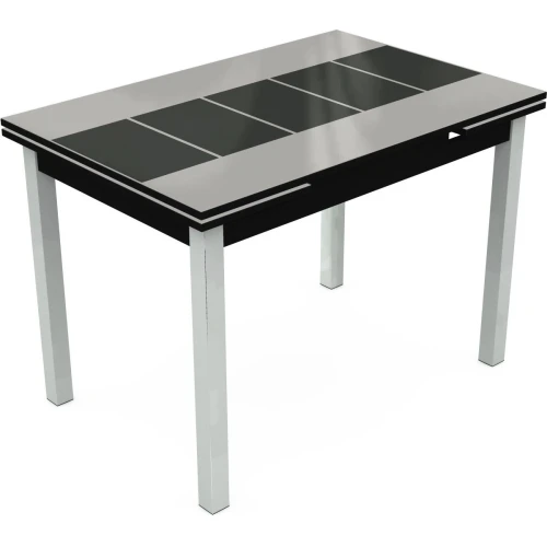 Стол «Шанхай» Каре 110x74см, бело-черный