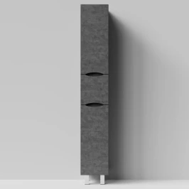 Пенал Лайт 30 напольный, Серый камень ПВХ 57806, левый