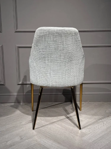 Стул обеденный Бергамо MC884-BG-2, 62х58х91 см, бежевый/глянцевое золото