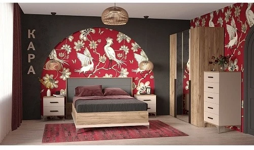 Шкаф 4-х дверный Кара 8